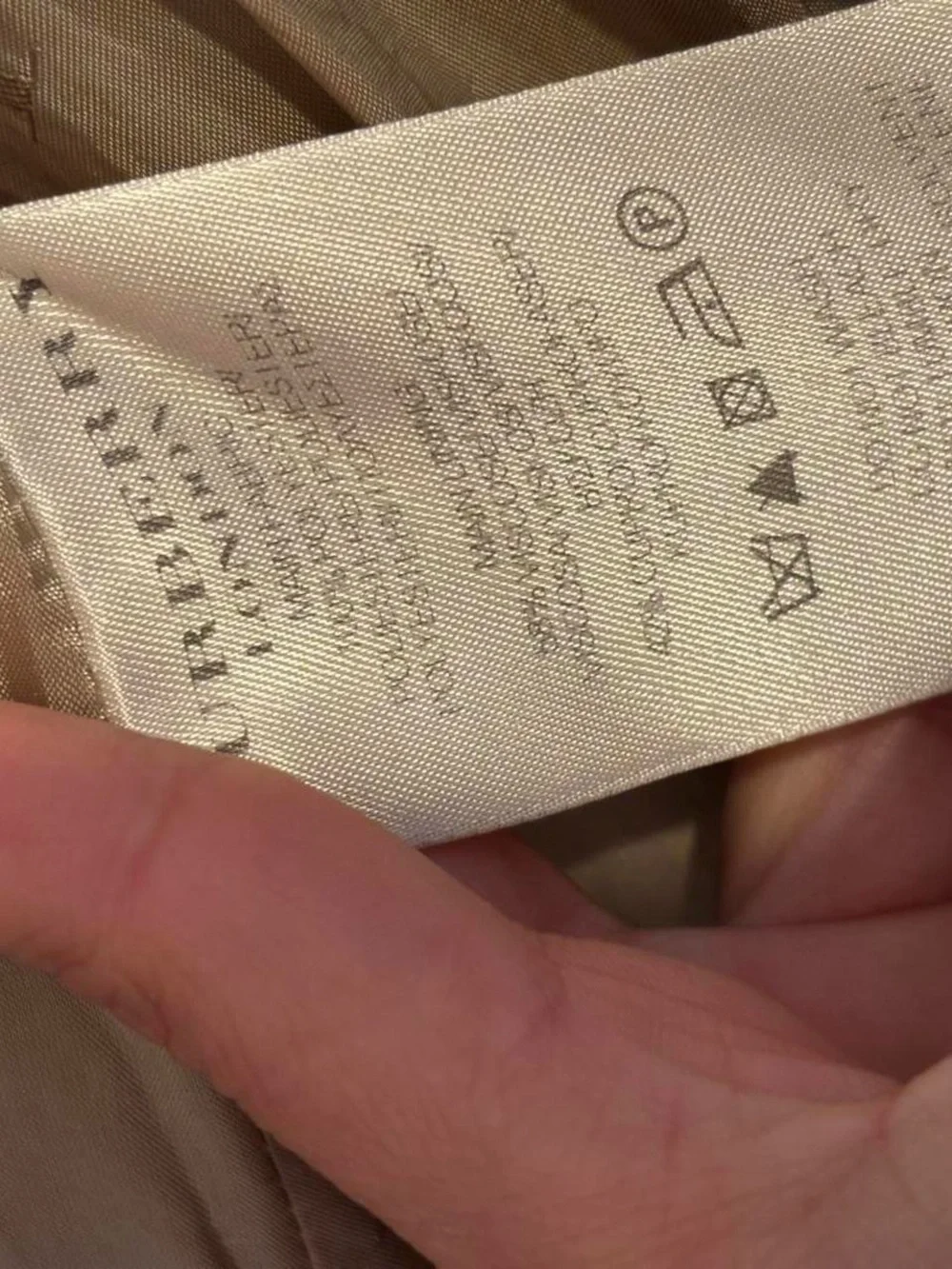 Burberry Tan Satin Long Trench Coat - Picture 7 of 12